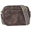 imageBOSTANTEN Quilted Crossbody Bags for Women Vegan Leather Purses Small Shoulder Handbags with Wide StrapCoffee