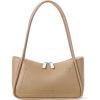 imageBOSTANTEN Small Hobo Bags for Women Shoulder Bag for Women Trendy Designer Fall Purse Vegan Leather HandbagAapricot
