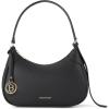 imageBOSTANTEN Small Purses for Women Trendy Cresent Shoulder Bag Hobo HandbagsDeep Black