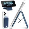 imageBOSTANTEN for MagSafe Wallet with Stand Magnetic Wallet for iPhone 1615141312 Pro Max Plus Leather Minimalist Magnetic Phone Wallets Phone Card Holder Fit 4 Cards PinkBlue