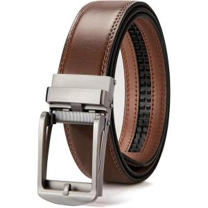 imageBOSTANTEN Belt Men Leather Reversible Belts for Men 1 38quot for Casual Golf Dress Pants TwoinOne Belt Gift001vintage Brown