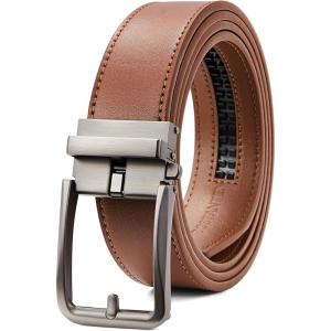 imageBOSTANTEN Belt Men Leather Reversible Belts for Men 1 38quot for Casual Golf Dress Pants TwoinOne Belt Gift011gunbrown