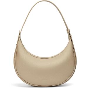 imageBOSTANTEN Crescent Shoulder Bag Vegan Leather Purses for Women Trendy Crossbody Clutch Hobo Handbag Adjustable StrapSmall Khaki 945x276x531