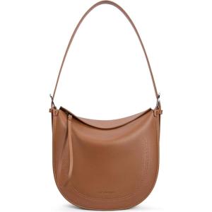 imageBOSTANTEN Shoulder Bag for Women Trendy Crossbody Purses Vegan Leather Handbag With Adjustable StrapBrown
