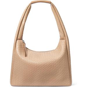 imageBOSTANTEN Shoulder Bag for Women Trendy Summer Hobo Handbag Purse Tophandlde Tote BagKhaki
