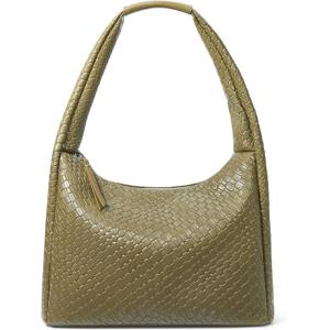 imageBOSTANTEN Shoulder Bag for Women Trendy Summer Hobo Handbag Purse Tophandlde Tote BagOlive Green