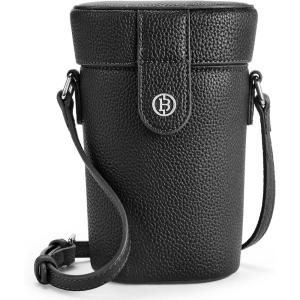 imageBOSTANTEN Small Crossbody Bags for Women Designer Zip Cell Phone Purse Shoulder Handbags Wallet with Card SlotsZblack