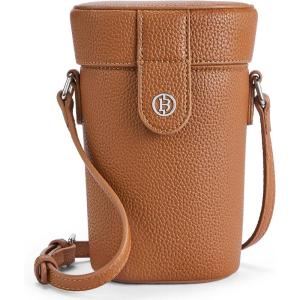 imageBOSTANTEN Small Crossbody Bags for Women Designer Zip Cell Phone Purse Shoulder Handbags Wallet with Card SlotsZbrown