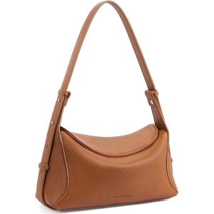 imageBOSTANTEN Small Hobo Bags for Women Shoulder Bag for Women Trendy Designer Fall Purse Vegan Leather HandbagBbrown