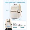 imageBOSTANTEN 156 Inch Laptop Backpack for Women College Teacher Computer Bag Travel Backpack Purse BrownBlackBeigebrown