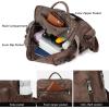 imageBOSTANTEN Backpack Purse for Women Fashion Designer Travel Backpack Leather Convertible Shoulder Bags Casual Daypack Brown1coffee