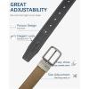 imageBOSTANTEN Belt Men Leather Reversible Belts for Men 1 38quot for Casual Golf Dress Pants TwoinOne Belt Gift007fashionblackBrown