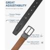 imageBOSTANTEN Belt Men Leather Reversible Belts for Men 1 38quot for Casual Golf Dress Pants TwoinOne Belt Gift008verticalblackBrown