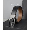 imageBOSTANTEN Belt Men Leather Reversible Belts for Men 1 38quot for Casual Golf Dress Pants TwoinOne Belt Gift009blackblackBrown