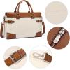imageBOSTANTEN Briefcase for Women Leather Laptop Bag 156 inch Computer Messenger Office Business Work ToteApricot