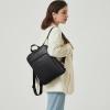 imageBOSTANTEN Genuine Leather Backpack Purse Casual College Travel Bags for Women4black