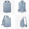 imageBOSTANTEN Genuine Leather Backpack Purse Casual College Travel Bags for Women5blue