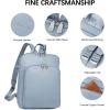 imageBOSTANTEN Genuine Leather Backpack Purse Casual College Travel Bags for Women5blue
