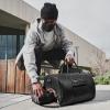 imageBOSTANTEN Genuine Leather Travel Weekender Overnight Duffel Bag Gym Sports Luggage Bags for Men Large BlackLargeBlack