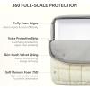 imageBOSTANTEN Laptop Case for MacBook Air 13 Inch M3 2024 Protective Case Quilted Puffy Laptop Sleeve for 13 Inch DellHPASUSMicrosoftABeige