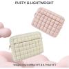imageBOSTANTEN Laptop Case for MacBook Air 13 Inch M3 2024 Protective Case Quilted Puffy Laptop Sleeve for 13 Inch DellHPASUSMicrosoftAKhaki