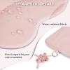 imageBOSTANTEN Laptop Case for MacBook Air 13 Inch M3 2024 Protective Case Quilted Puffy Laptop Sleeve for 13 Inch DellHPASUSMicrosoftBPink