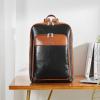 imageBOSTANTEN Leather Laptop Backpack for Women 156 inch Computer Bag Travel Work Daypack Large Size Bag1blackbrown