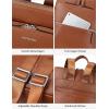 imageBOSTANTEN Leather Laptop Backpack for Women 156 inch Computer Bag Travel Work Daypack Large Size Bag4brown