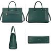 imageBOSTANTEN Leather Laptop Briefcase for Women Shoulder Bag 156 Inch Business Computer Work ToteAgreen