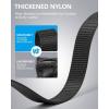 imageBOSTANTEN Ratchet Web Belt Men Nylon Golf Adjustable Work Mens Belt with Casual Pants005gun  Black