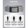 imageBOSTANTEN Ratchet Web Belt Men Nylon Golf Adjustable Work Mens Belt with Casual Pants009hollow Blackgray