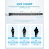 imageBOSTANTEN Stretch Belts for Men Braided Woven Belts Men 1 38quot Gift for Golf Pants Casual Shorts Jeans008black  Grey