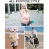 imageBOSTANTEN Womens Puffer Backpack Versatile College Laptop Backpack with RFID Pocket Water Resistant Casual Travel Daypack BlackBeige
