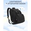 imageBOSTANTEN Womens Puffer Backpack Versatile College Laptop Backpack with RFID Pocket Water Resistant Casual Travel Daypack BlackBlack