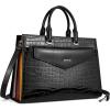 F-crocodile Pattern Black