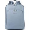 imageBOSTANTEN Genuine Leather Backpack Purse Casual College Travel Bags for Women5blue