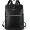 imageBOSTANTEN Leather Laptop Backpack for Women 156 inch Computer Bag Travel Work Daypack Large Size Bag3black