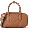 imageBOSTANTEN Vegan Leather Satchel Bag Quilted Crossbody Purses for Women Small Tote Shoulder Handbags with Detachable Strap