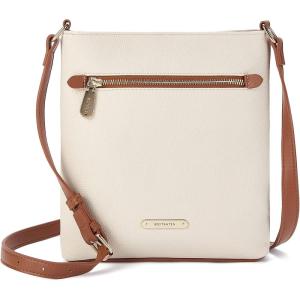 imageBOSTANTEN Crossbody Bags for Women Trendy Vegan Leather Purse Designer Shoulder Handbags with Adjustable Strap Zipper Pocket