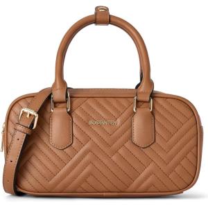 imageBOSTANTEN Vegan Leather Satchel Bag Quilted Crossbody Purses for Women Small Tote Shoulder Handbags with Detachable Strap
