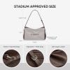 imageBOSTANTEN Shoulder Bag for Women Vegan Leather Hobo Bag Trendy Handbags Designer Winter Fall Purses with Adjustable StrapCoffee