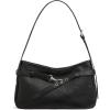 imageBOSTANTEN Shoulder Bag for Women Vegan Leather Hobo Bag Trendy Handbags Designer Winter Fall Purses with Adjustable StrapBlack
