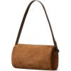 imageBOSTANTEN Suede Purses for Women Small Crossbody Bag Vintage Shoulder Handbags with Adjustable Strap for WinterBrown