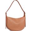 imageBOSTANTEN Purses for Women Crescent Crossbody Bag Vegan Leather Shoulder Hobo Handbag Adjustable StrapLarge Brown