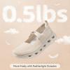imageBOSTANTEN Comfortable Mary Jane Sneakers for Women  Lightweight amp Breathable Slip On Casual Shoes 2026 Wide Toe Box Cushioned Sole for AllDay WalkingWorkBeige
