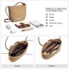 imageBOSTANTEN Small Crossbody Bags for Women Suede Leather Mini Cell Phone Cross Body Purses for Everyday UseApricot