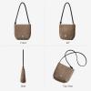 imageBOSTANTEN Small Crossbody Bags for Women Suede Leather Mini Cell Phone Cross Body Purses for Everyday UseLight Grey