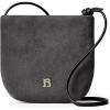 imageBOSTANTEN Small Crossbody Bags for Women Suede Leather Mini Cell Phone Cross Body Purses for Everyday UseDark Grey