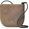 imageBOSTANTEN Small Crossbody Bags for Women Suede Leather Mini Cell Phone Cross Body Purses for Everyday UseLight Grey