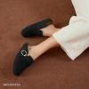 imageBOSTANTEN Clogs for Women Wide Width Comfortable Suede Mules with Soft Footbed and Arch Support Cute Slip On Potato ShoesBlack